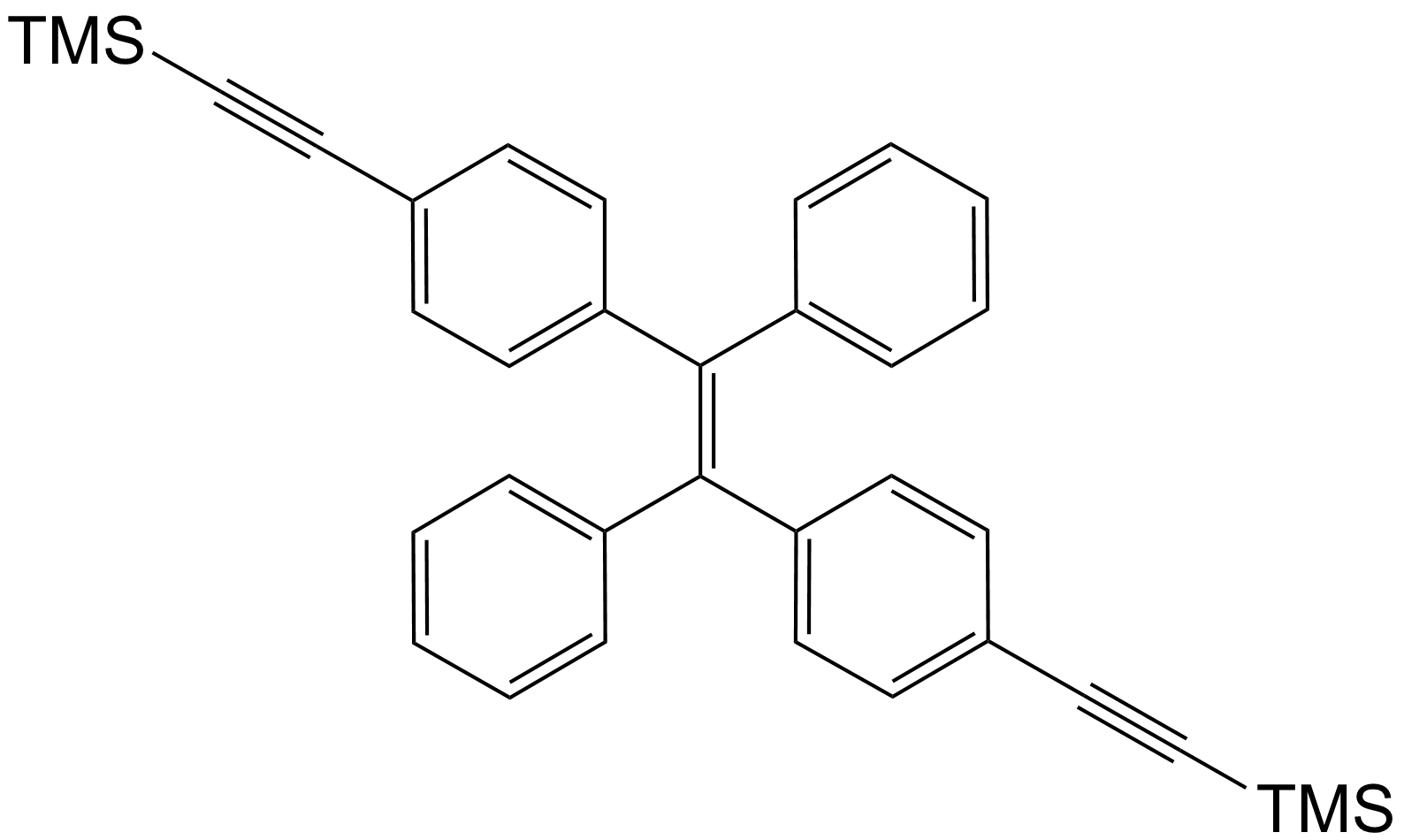 1,1'-(1,2-Diphenyl-1,2-ethenediyl)bis[4-[2-(trimethylsilyl)ethynyl]benzene]